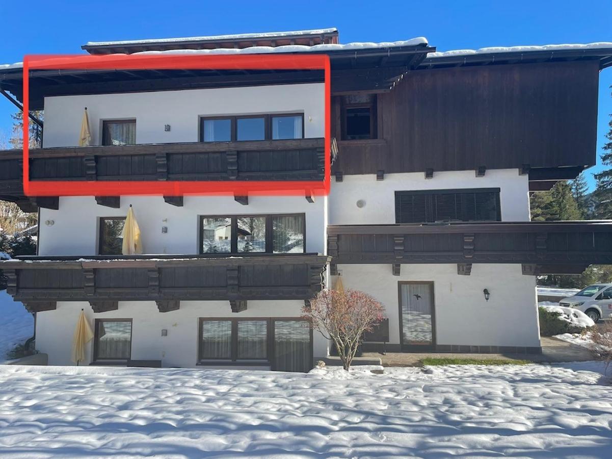 W7 Haus Ganghofer Lägenhet Leutasch Exteriör bild